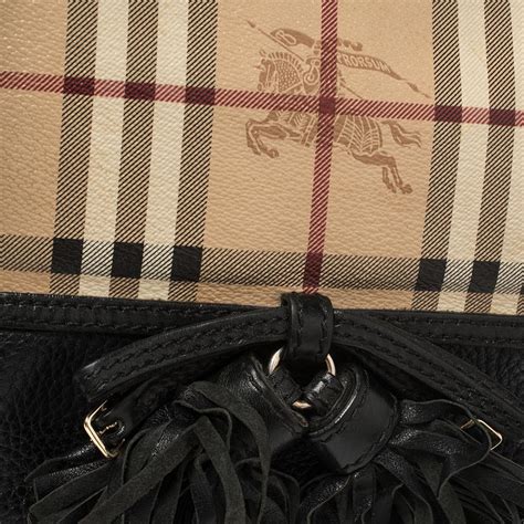 Burberry Haymarket Check Maydown Crossbody Bag 